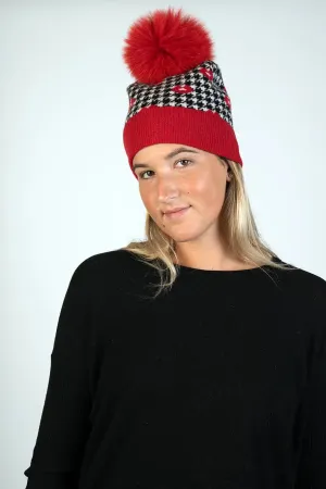 Red Lips Knitted Hat