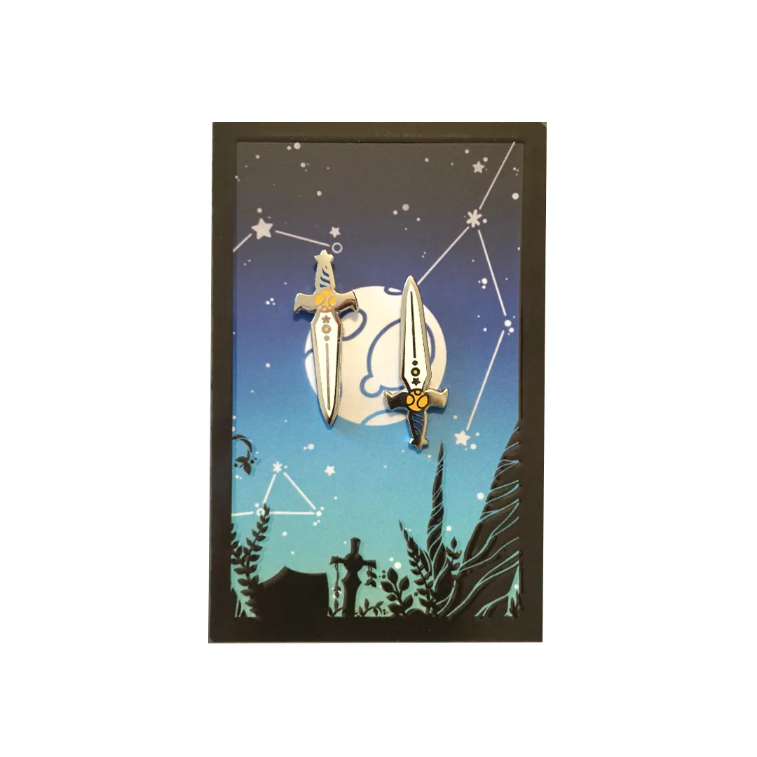 Red Moon Daggers | Enamel Pin