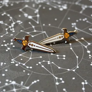 Red Moon Daggers | Enamel Pin