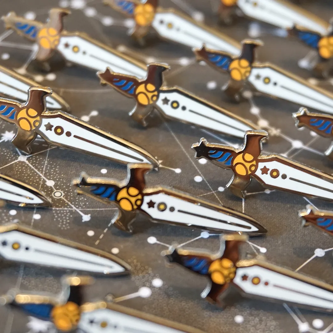Red Moon Daggers | Enamel Pin