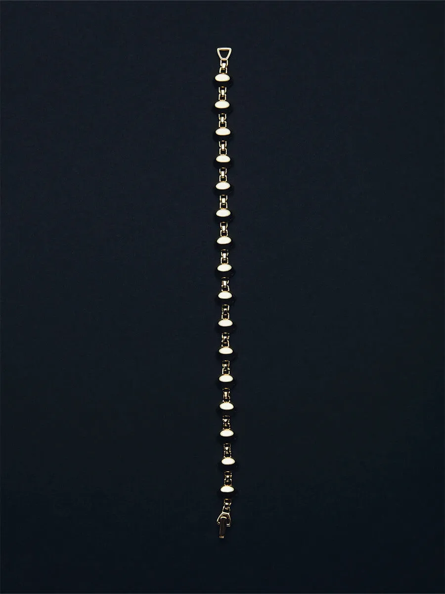 Reflection Oval Bracelet - Gold
