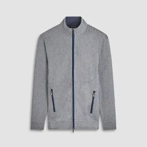 Reversible Hound's Tooth Full Zip Jacket
