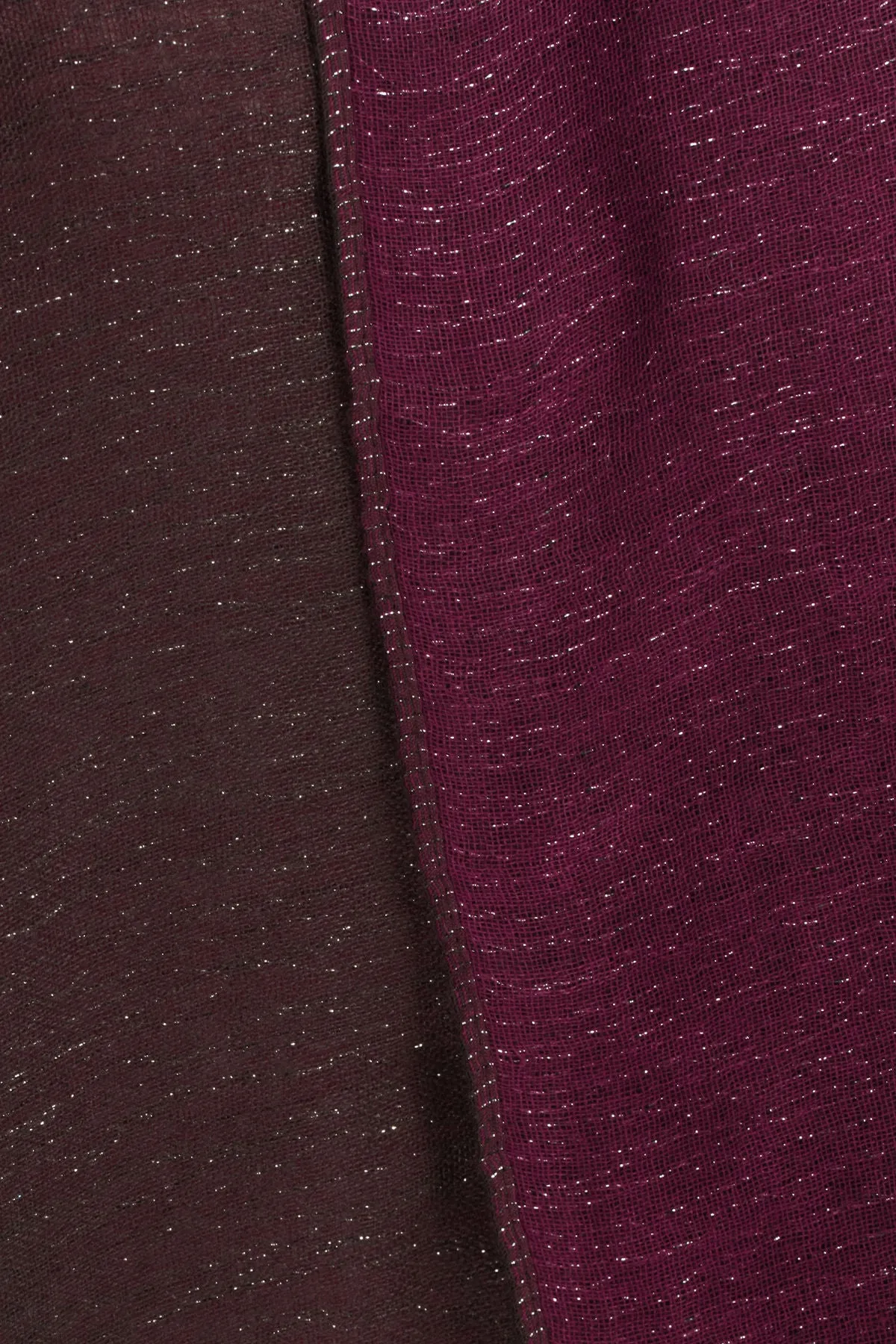 Reversible Silver Lurex Scarf