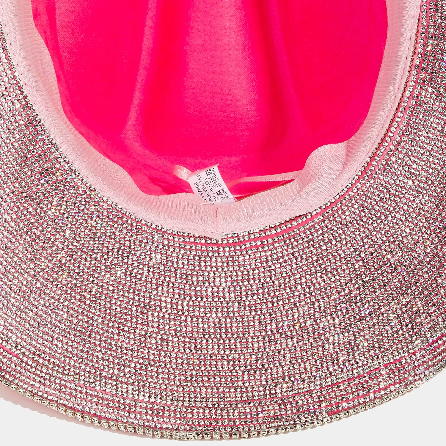 Rhinestone Stars Studded Cowboy Hat: Fuchsia