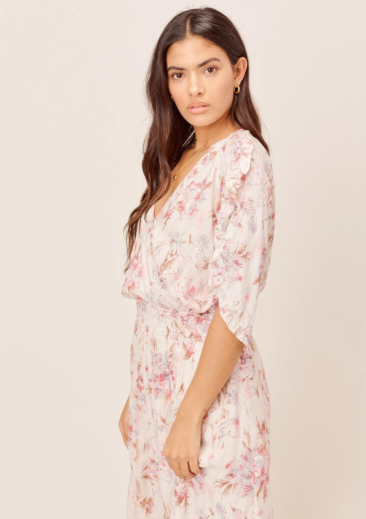 Rosemary Floral Midi Dress