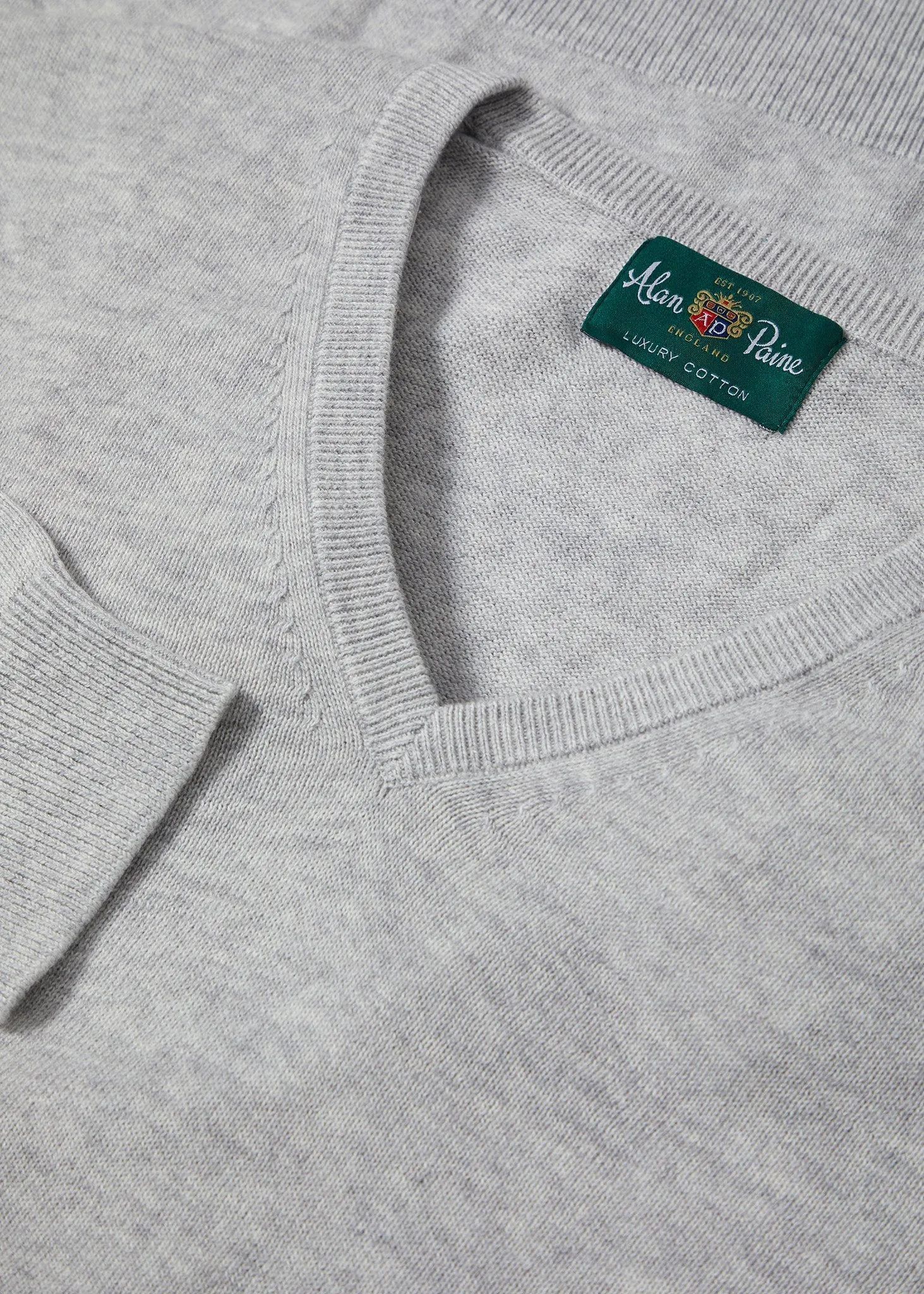 Rothwell Cotton Cashmere Jumper In Dove