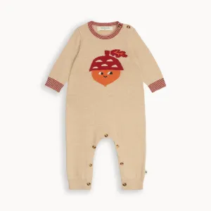 Rowan - Biscuit Acorn Knit Playsuit