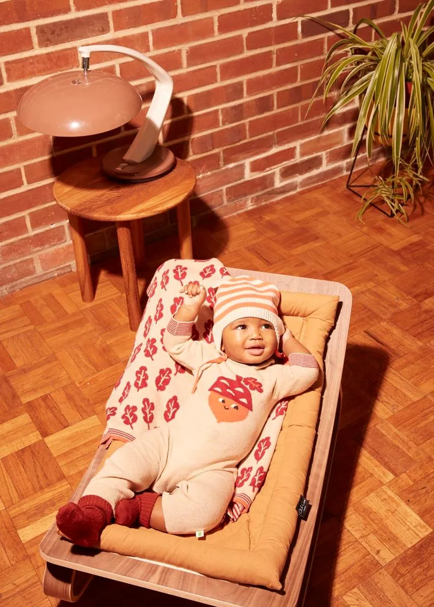 Rowan - Biscuit Acorn Knit Playsuit