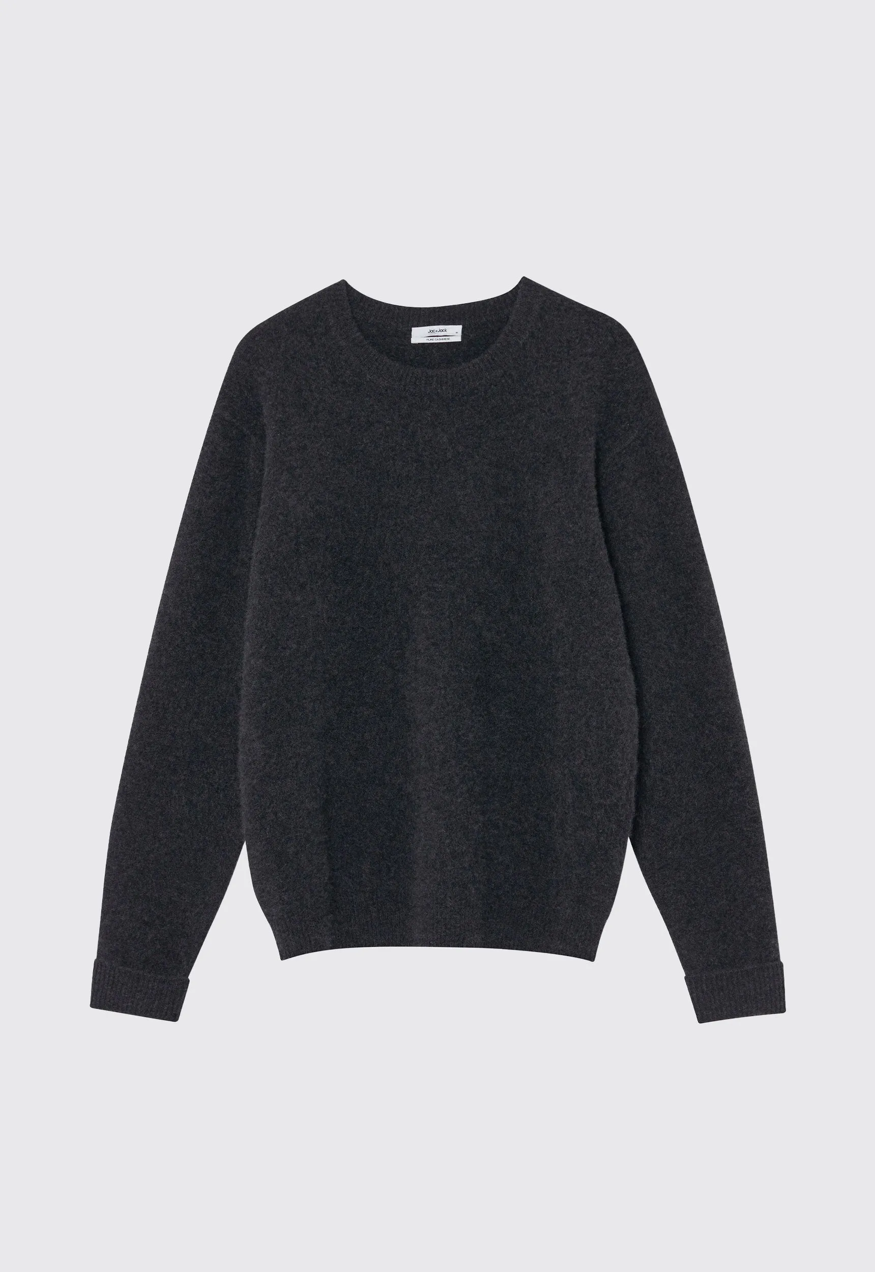 Roy Cashmere Sweater - Char Marle Grey