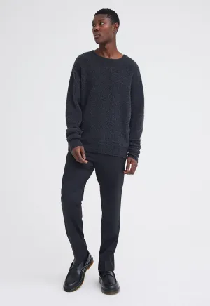 Roy Cashmere Sweater - Char Marle Grey