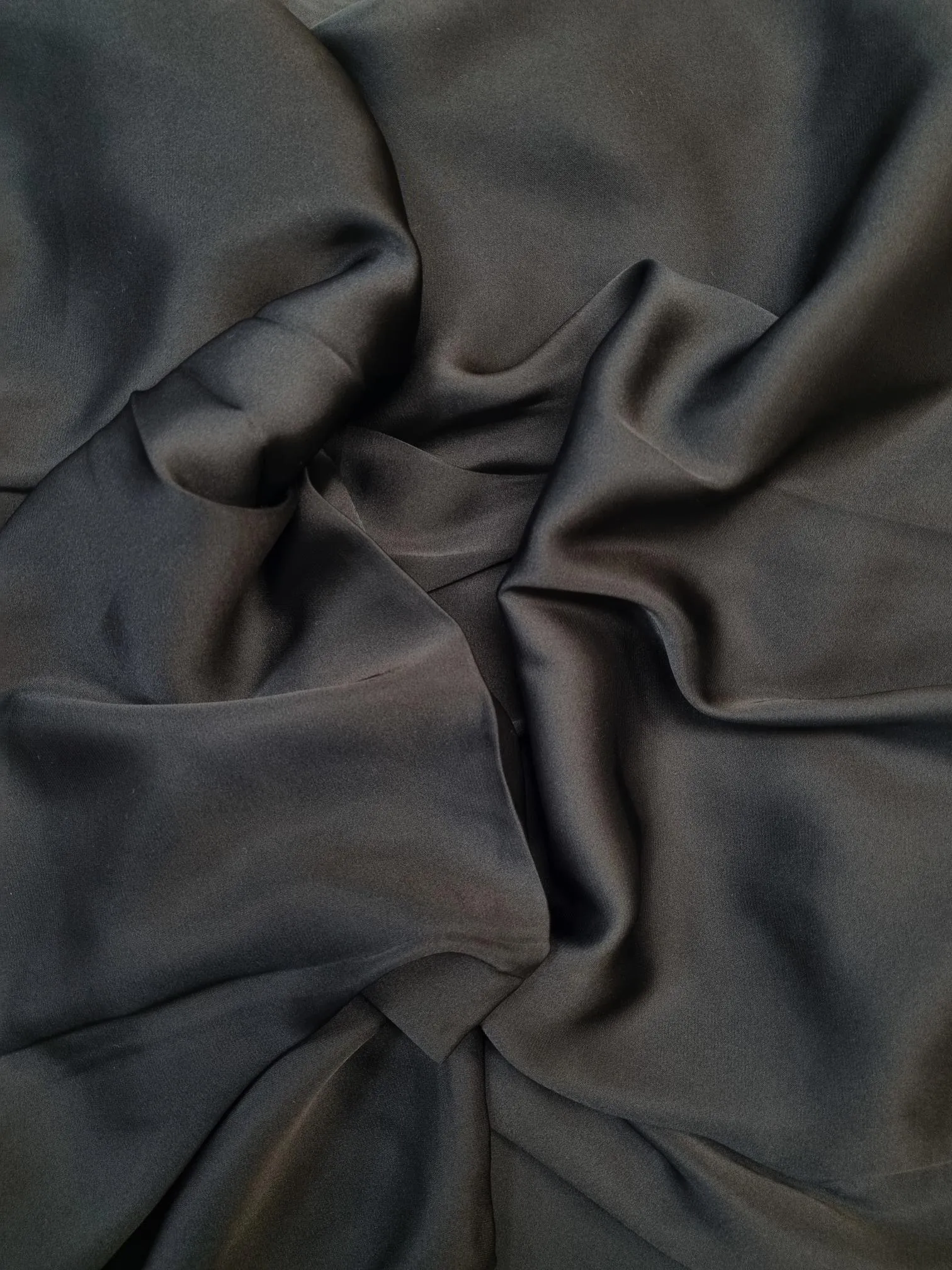 Satin Hijab - Black