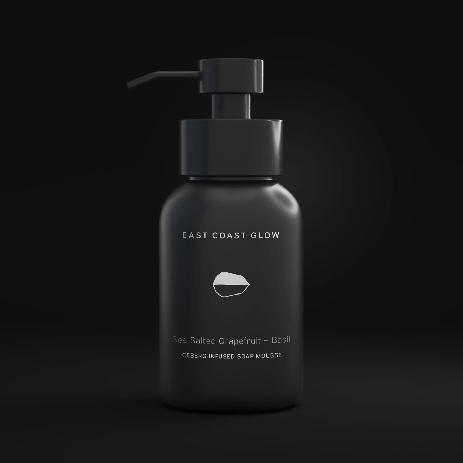 Sea Salted Grapefruit   Basil Iceberg Infused Moussed Soap