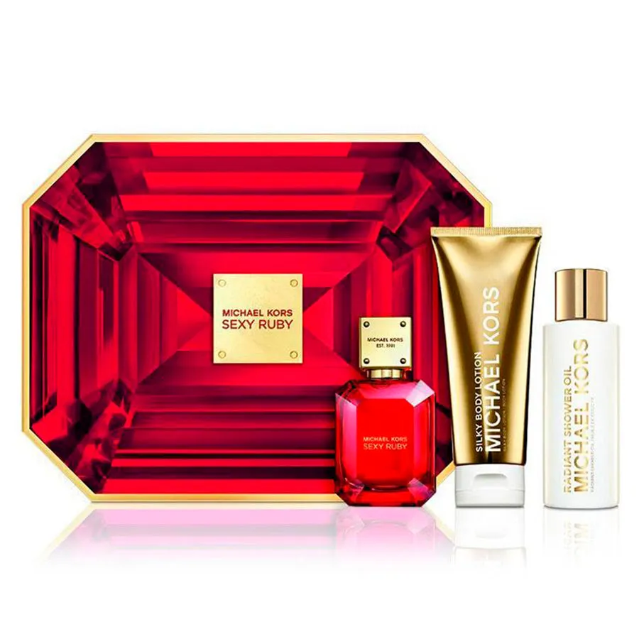 Sexy Ruby by Michael Kors for Women 1.7 oz EDP 3 PC Gift Set