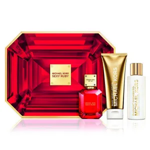 Sexy Ruby by Michael Kors for Women 1.7 oz EDP 3 PC Gift Set