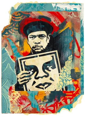 Shepard Fairey | Angry Nubian