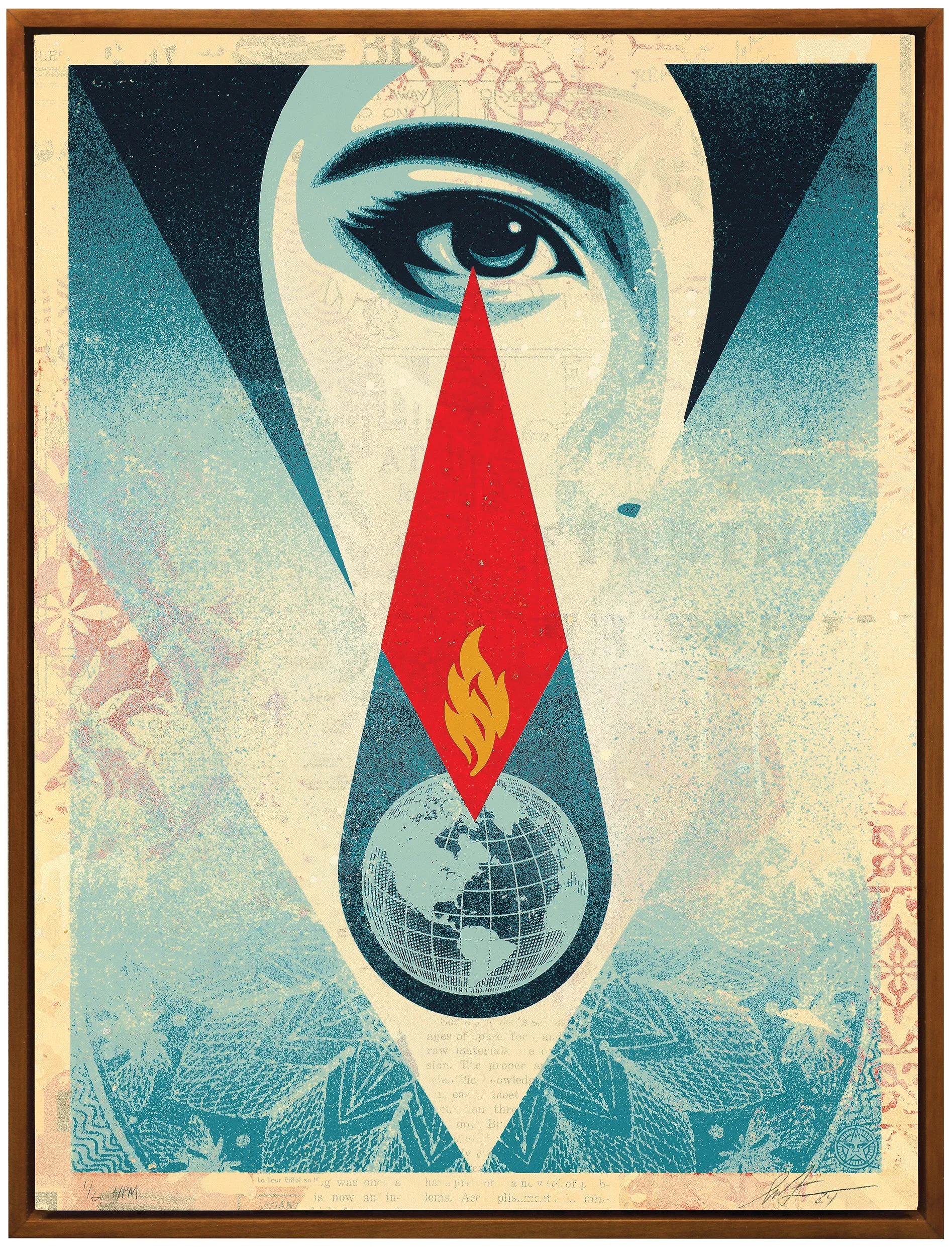 Shepard Fairey | Tear Flame