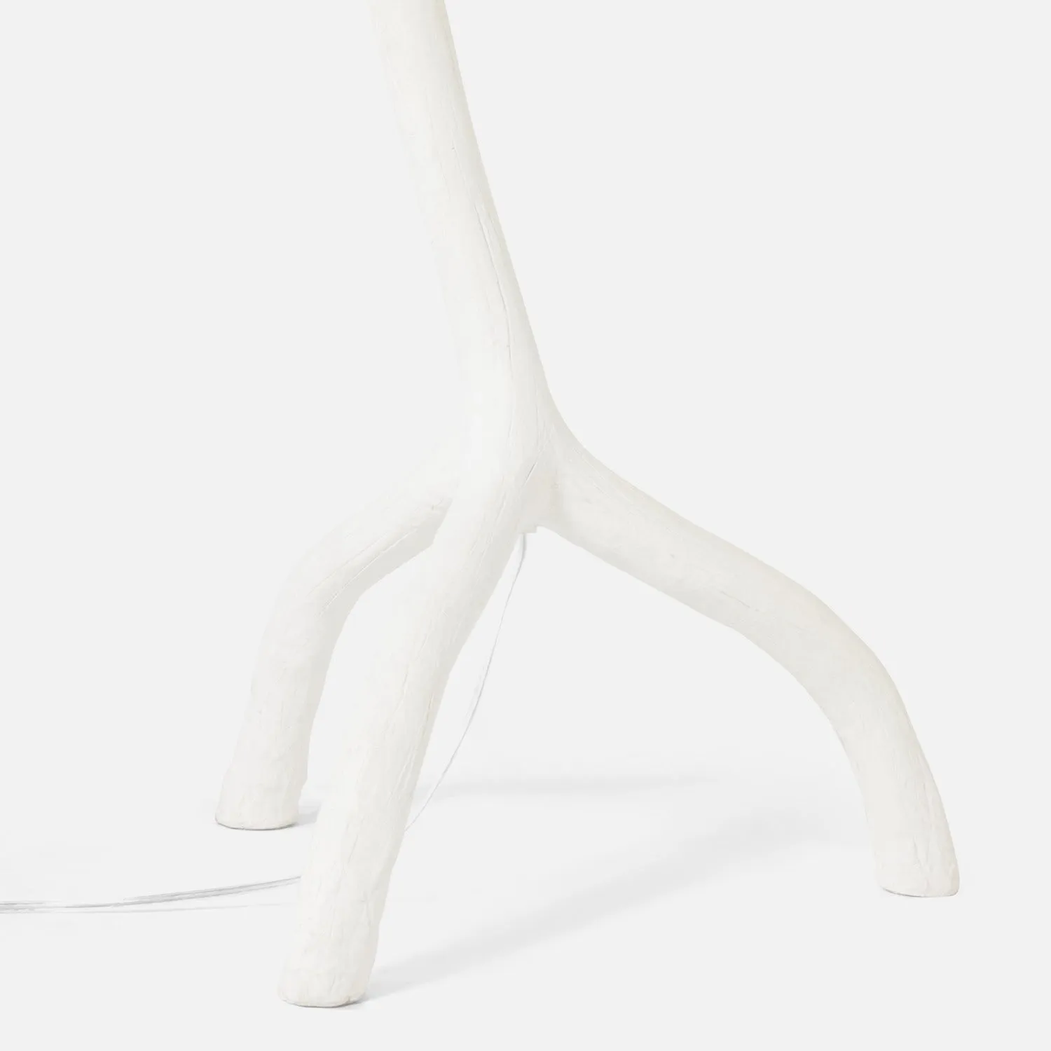 Shona Arc White Floor Lamp
