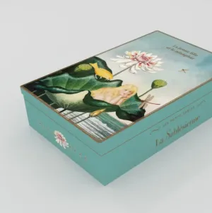 Shortbread Cookies - Metal Box "the Young Girl and the Water Lily"