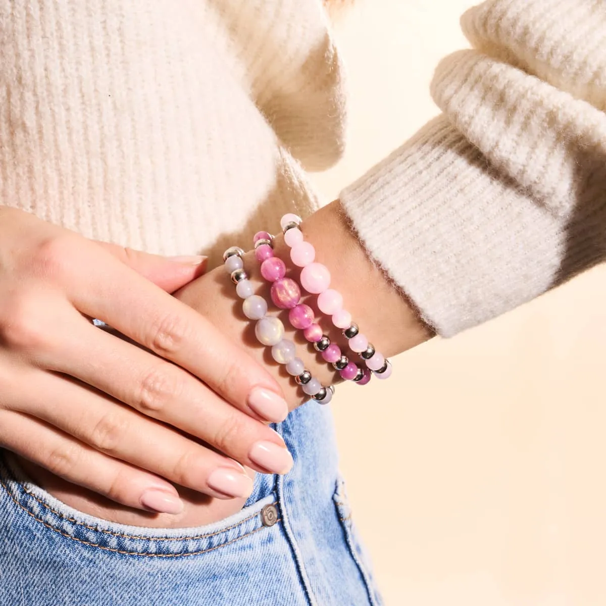 Silk Hibiscus | Dreamscape Opal Cascade Bracelet