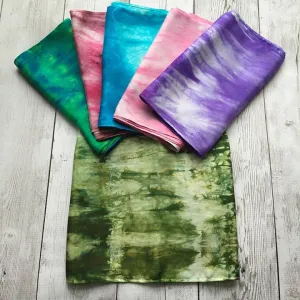 Silk Scarf - Hand Painted 8" x 72"