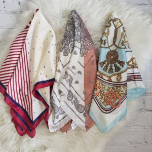 Silky Scarves: Multi