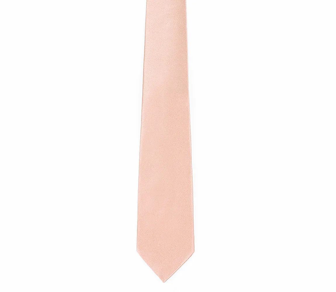 Skinny Rose Gold Tie