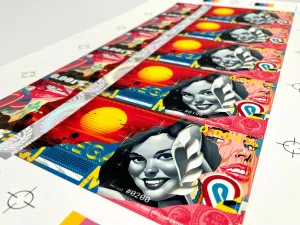 SLICES (Uncut Sheet of 5)