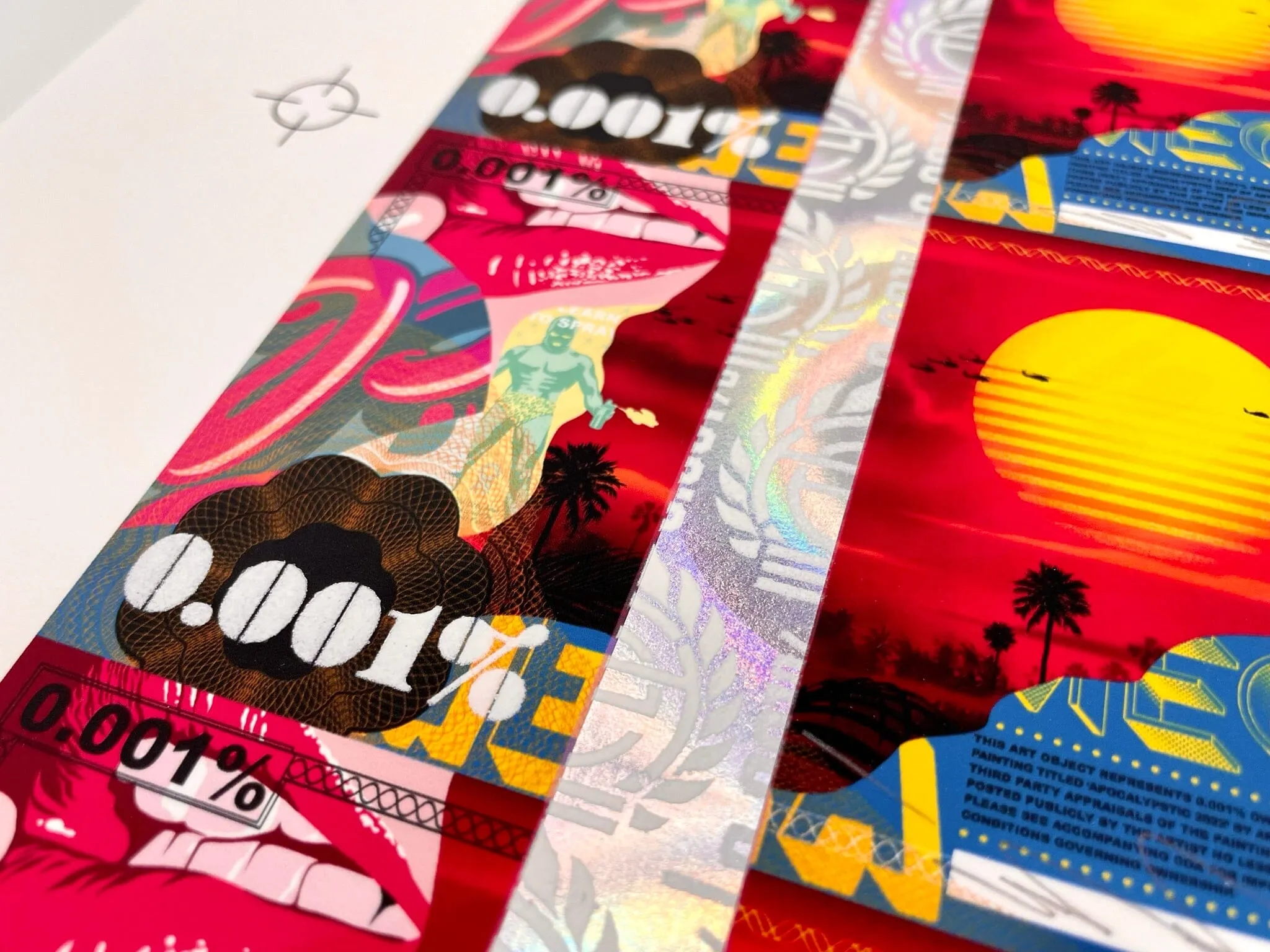 SLICES (Uncut Sheet of 5)