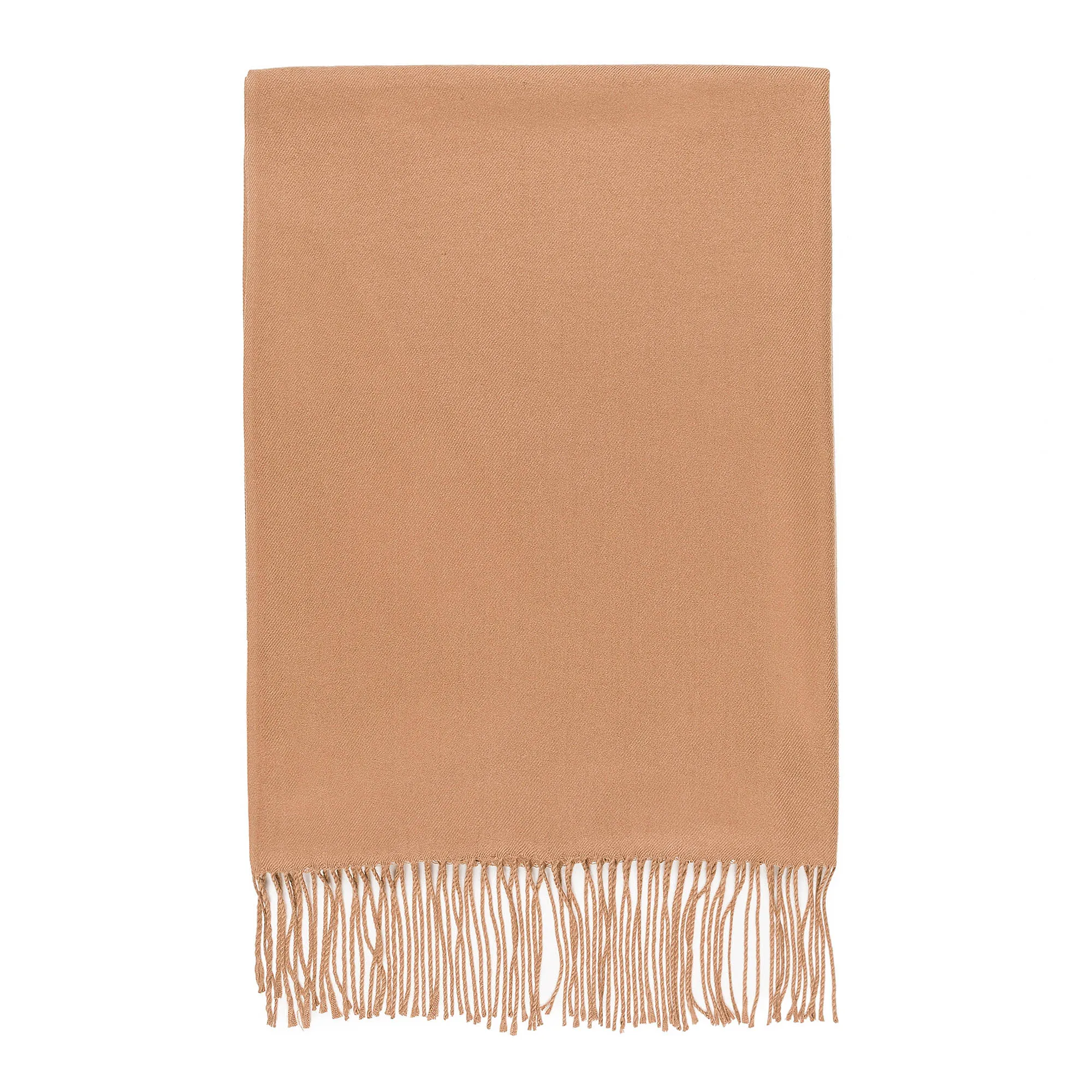Solid Color Classic Scarf (Caramel)