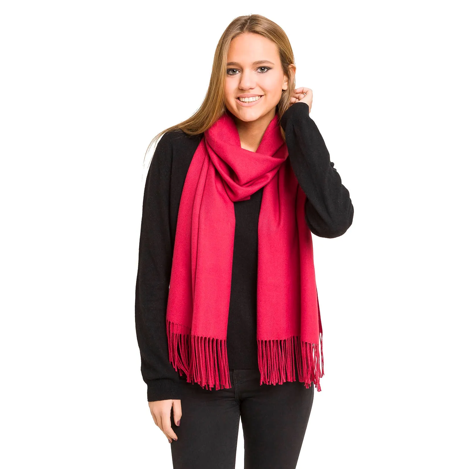 Solid Color Classic Scarf (Red)