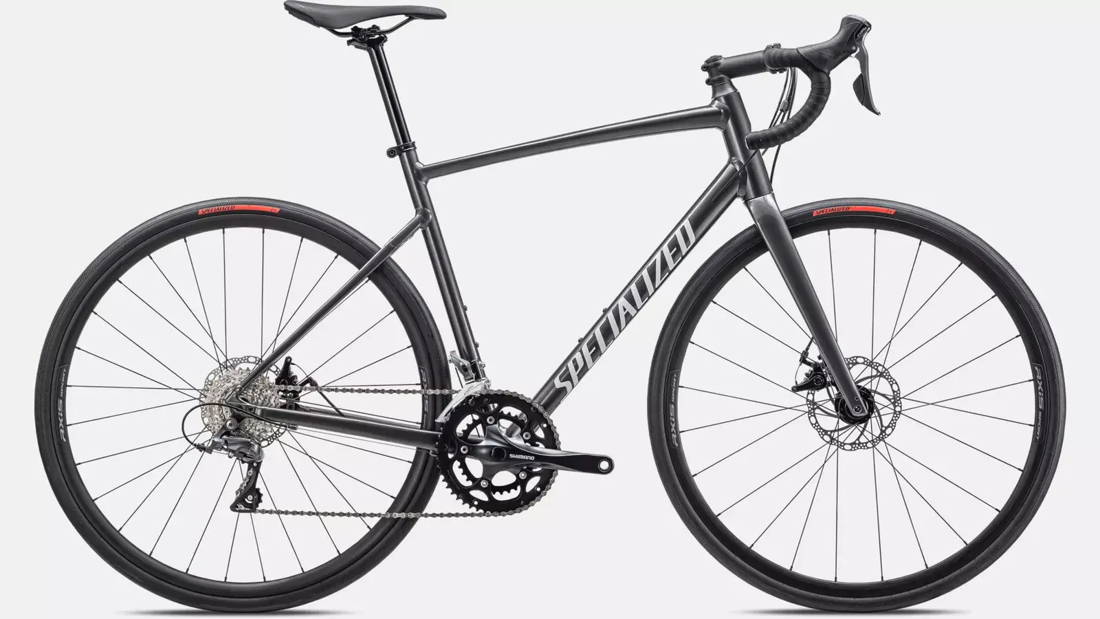 Specialized Allez Road Bike - Gloss Smoke / White / Silver Dust - MY25