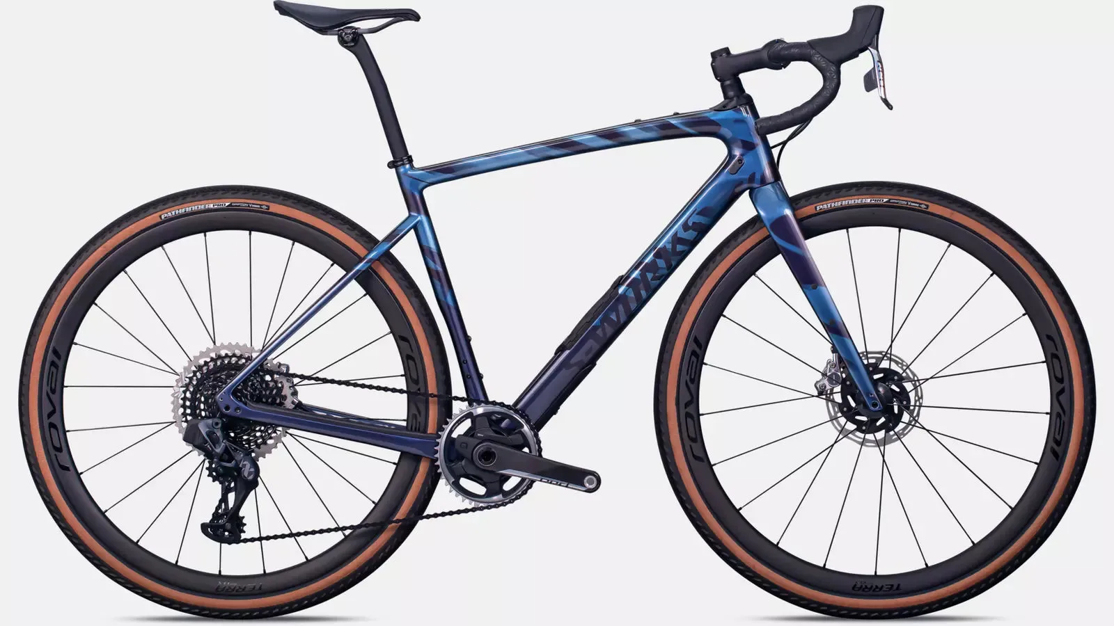Specialized S-Works Diverge - Gloss Light Silver/Dream Silver/Dusty Blue - 56cm - SALE