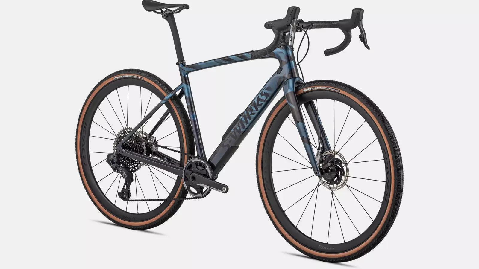 Specialized S-Works Diverge - Gloss Light Silver/Dream Silver/Dusty Blue - 56cm - SALE