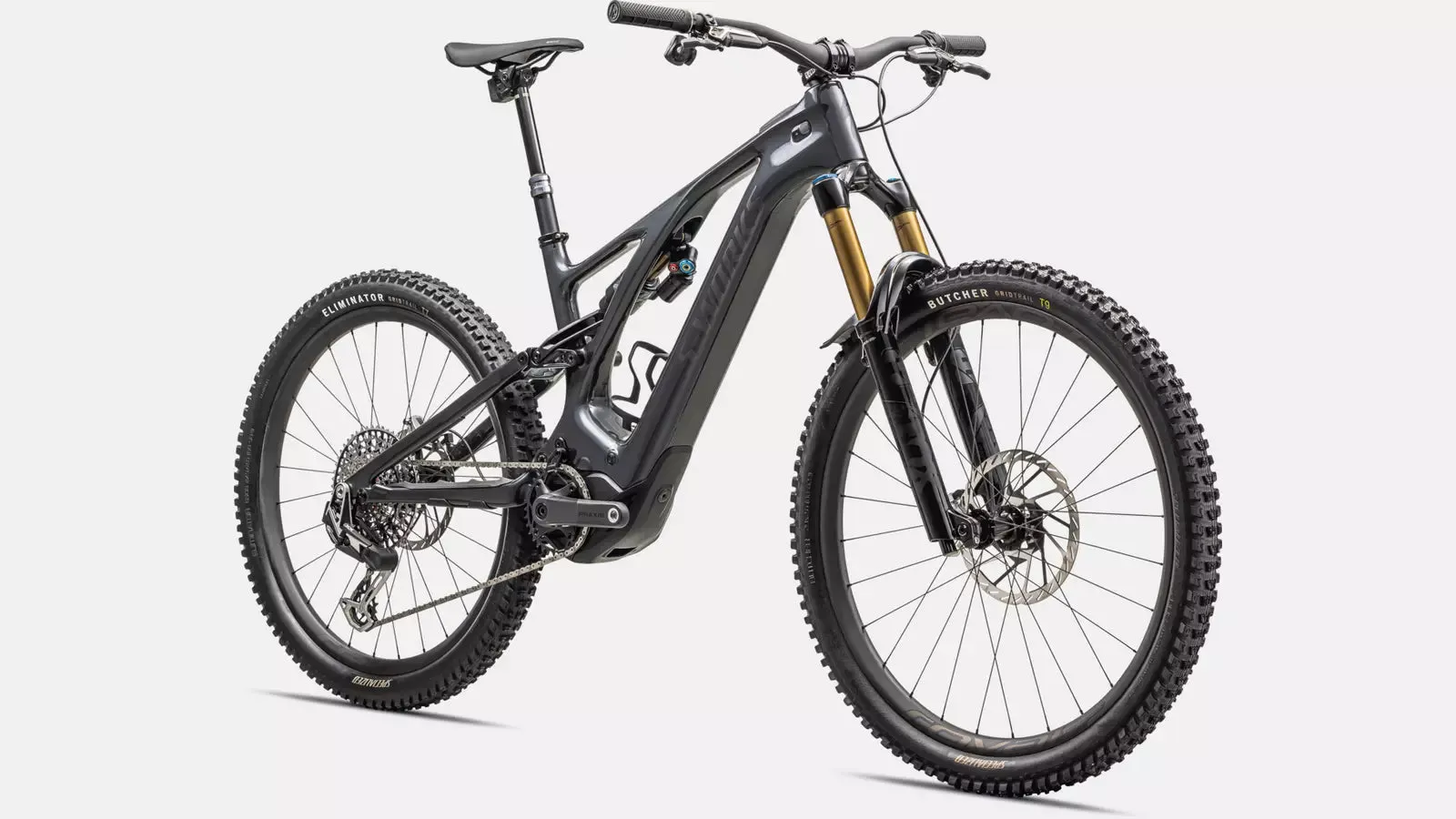 Specialized S-Works Turbo Levo Carbon - Gloss Black Liquid Metal SALE
