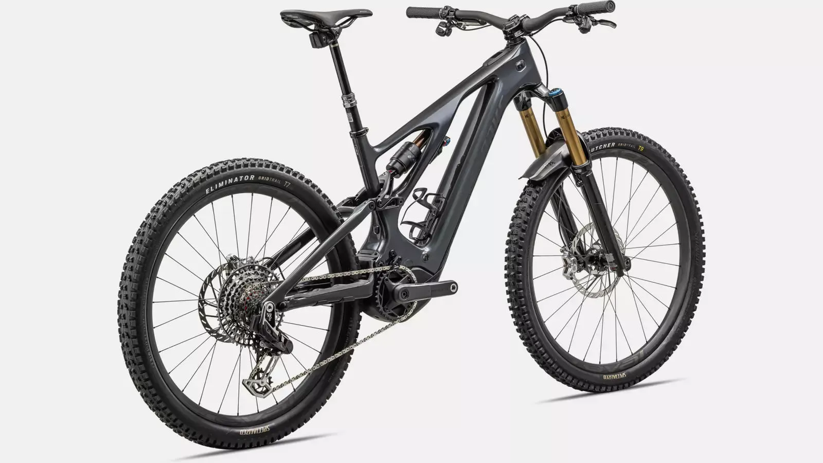 Specialized S-Works Turbo Levo Carbon - Gloss Black Liquid Metal SALE