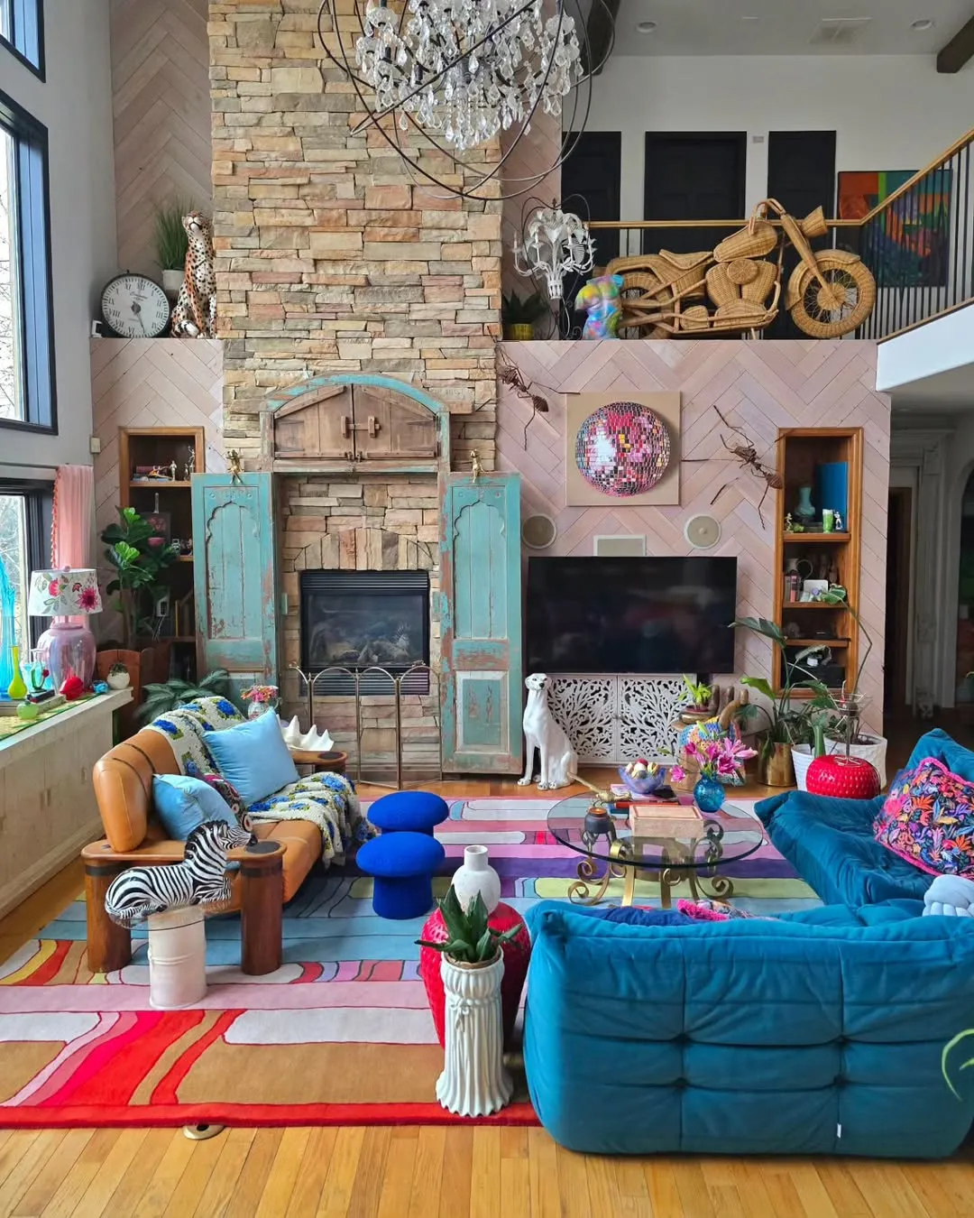 Spectrum Stripe Hand Tufted Rug