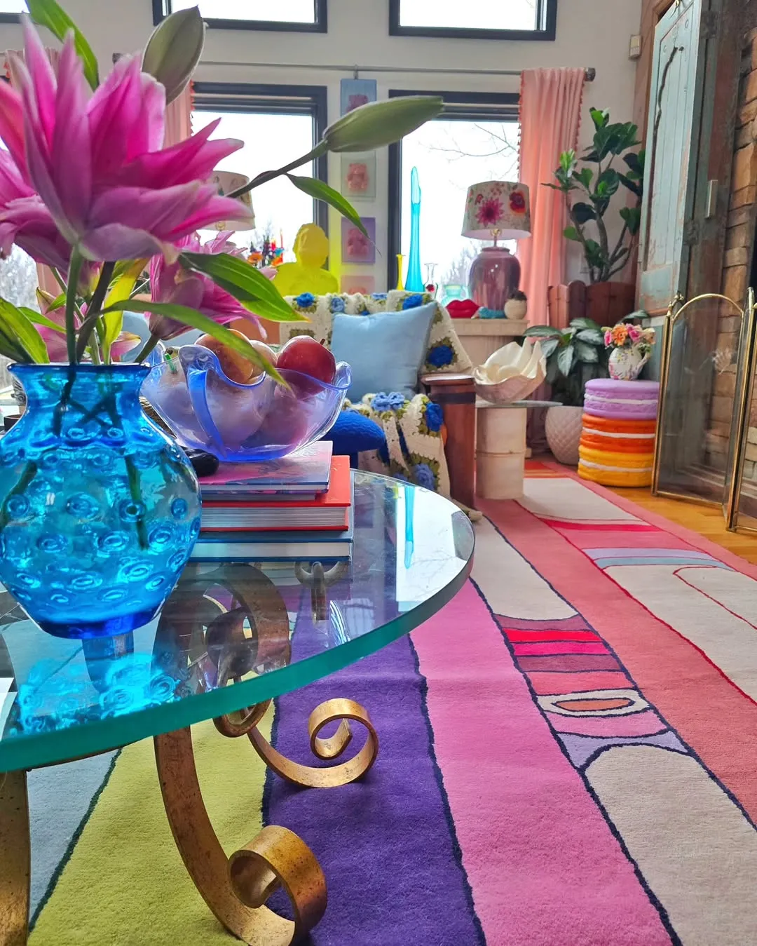 Spectrum Stripe Hand Tufted Rug