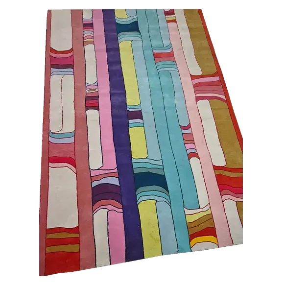 Spectrum Stripe Hand Tufted Rug