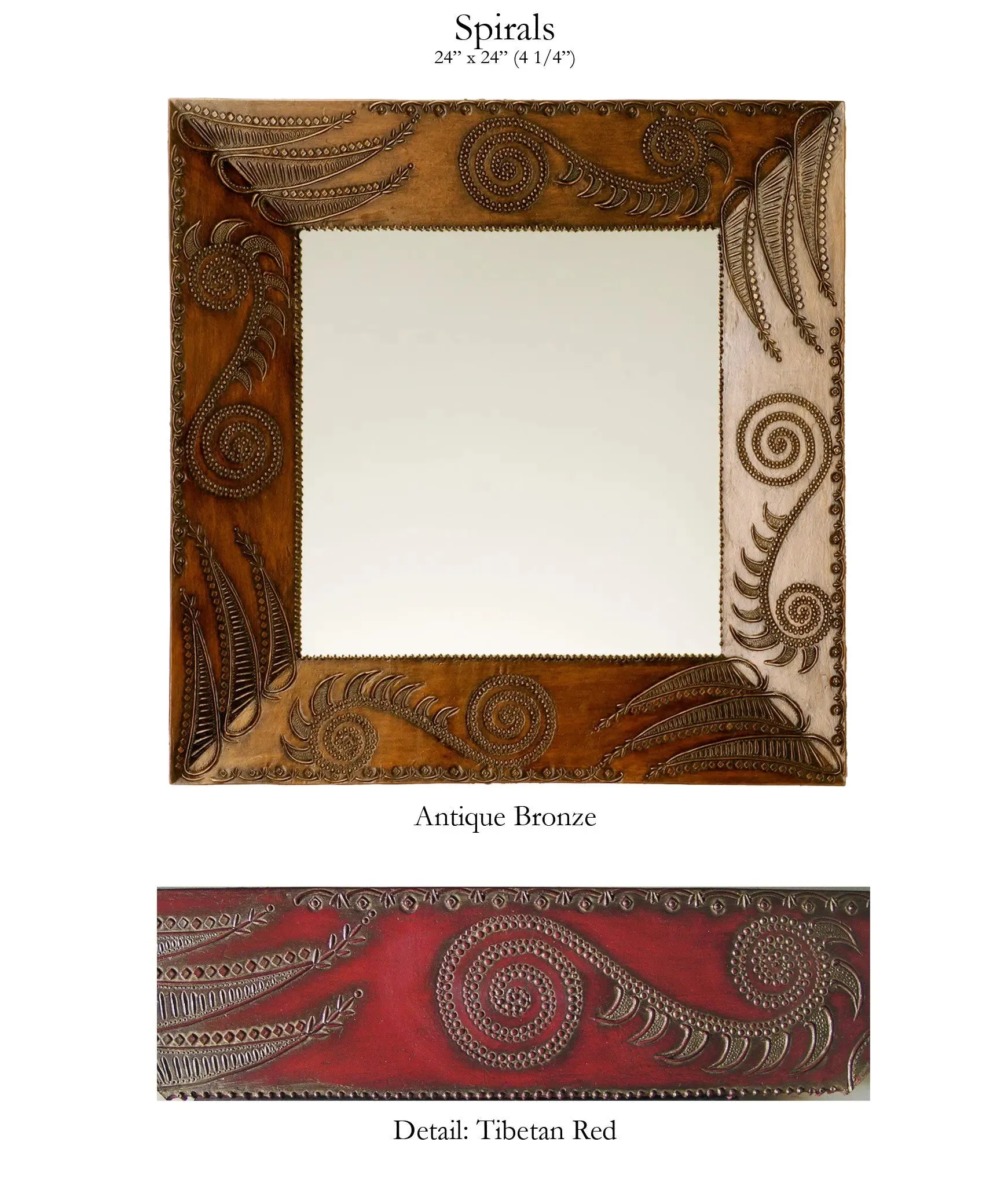 Spirals Mirrors, Blindspot Mirrors by Deborah Childress