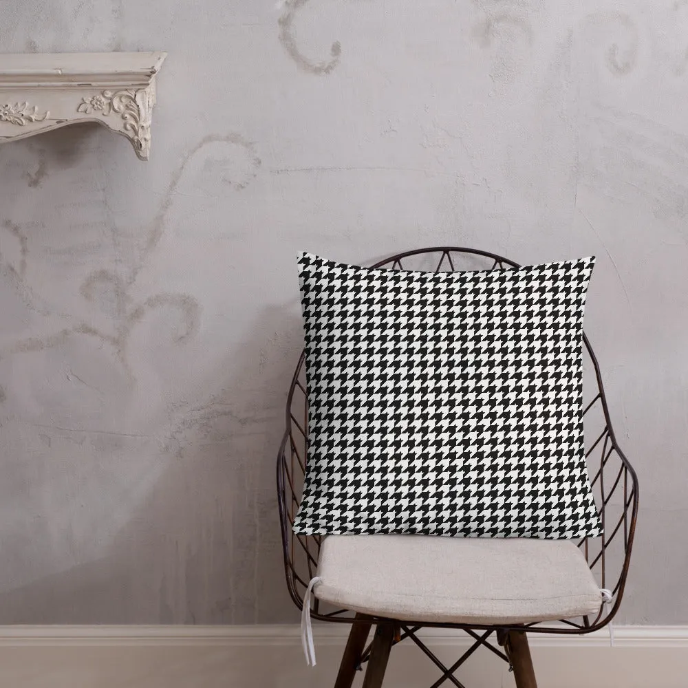 Square & Rectangle Classic Houndstooth Premium Pillows (sold separately)