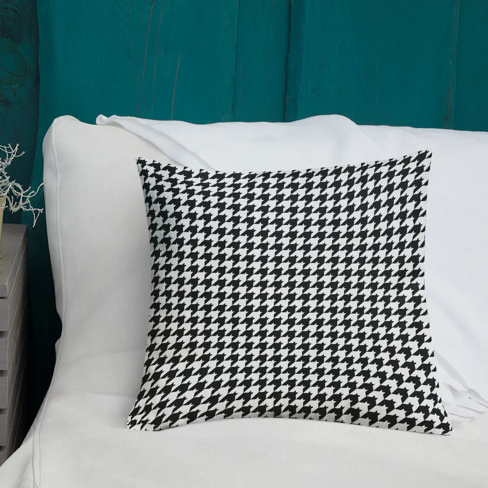 Square & Rectangle Classic Houndstooth Premium Pillows (sold separately)