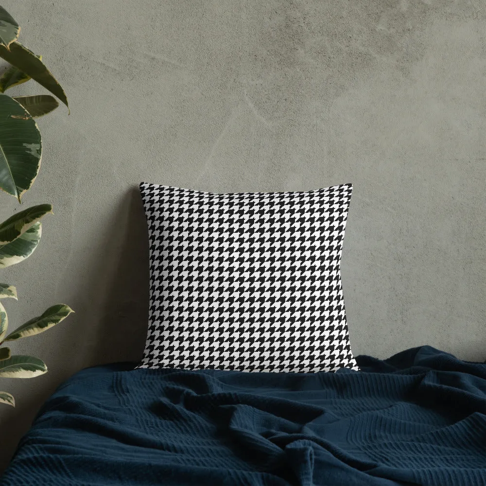 Square & Rectangle Classic Houndstooth Premium Pillows (sold separately)