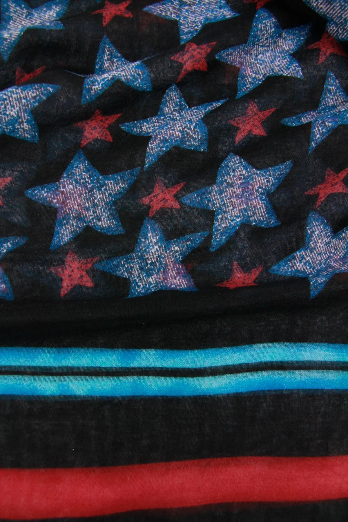 Starry Striped Scarf