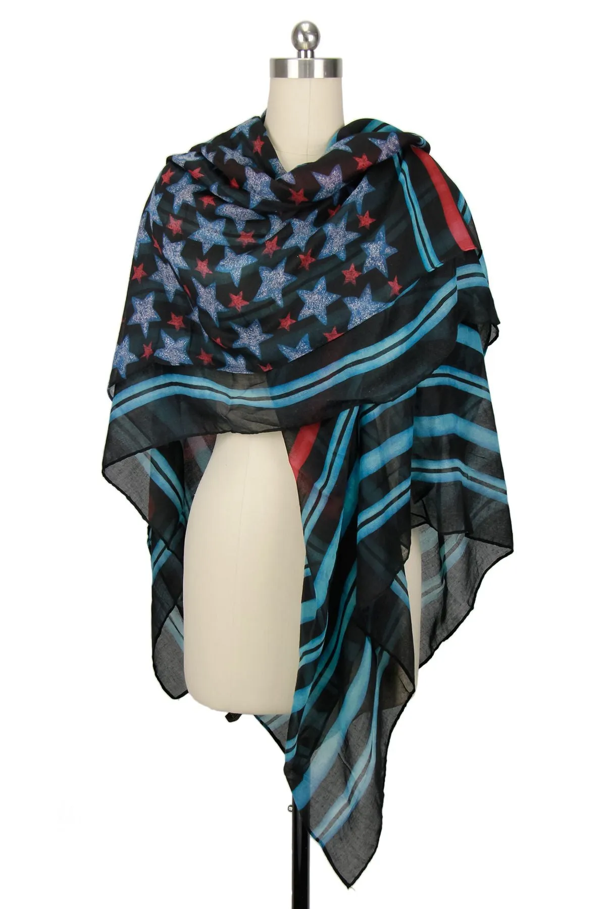 Starry Striped Scarf