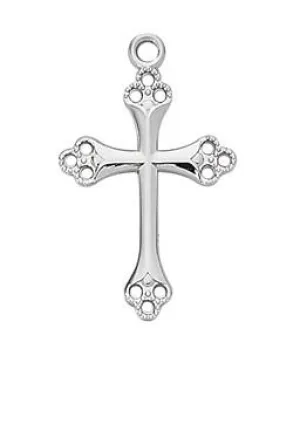 Sterling Silver Cross (13/16") on 16" chain
