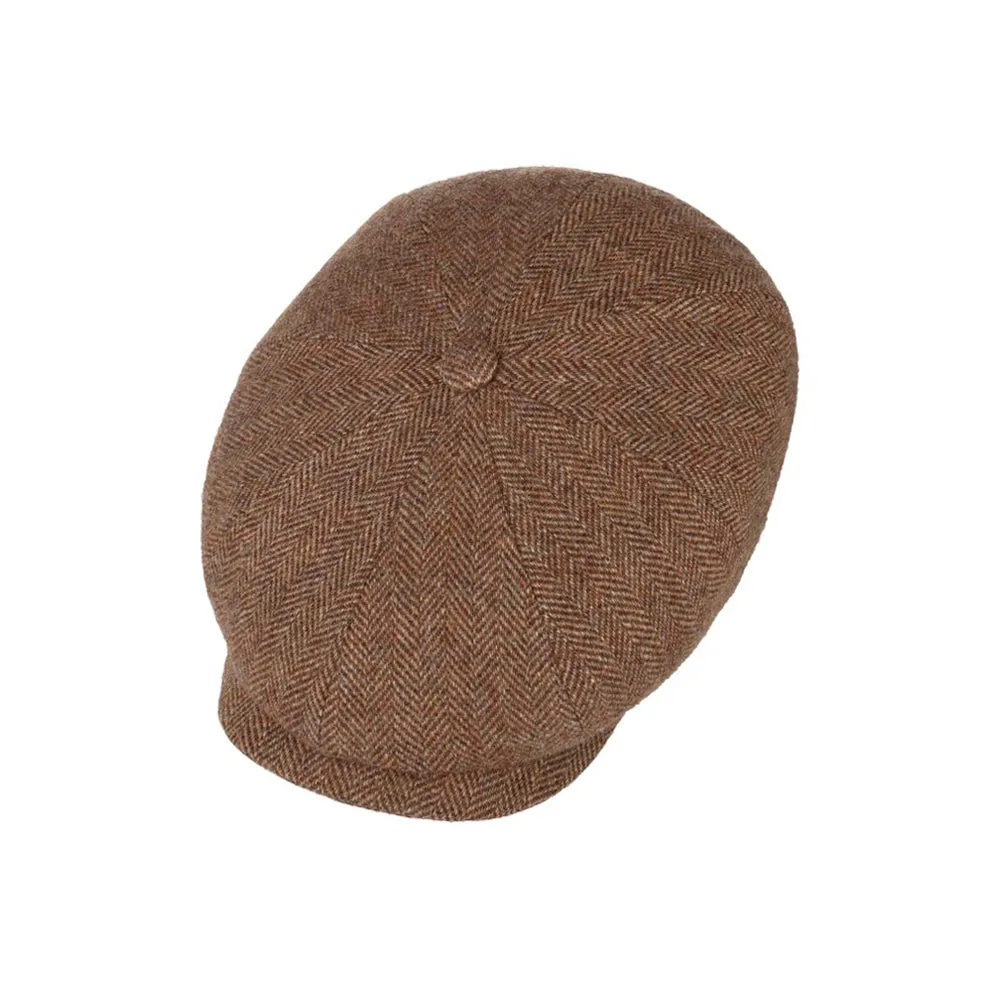 Stetson - Hatteras Classic Wool - Sixpence/Flat Cap - Rust