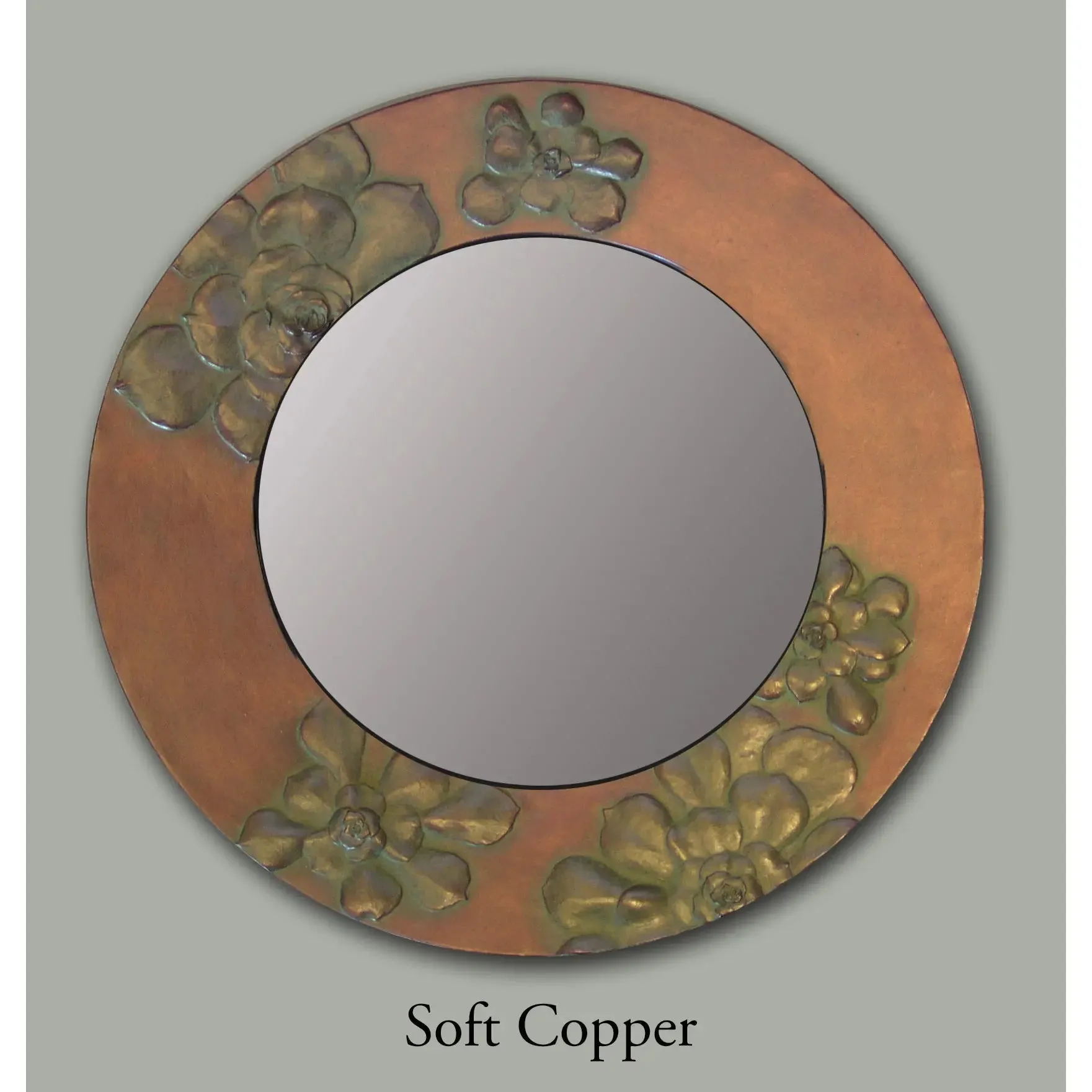Succulent Mirror by Deborah Childress of Blindspot Mirrors