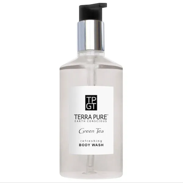 Terra Pure Green Tea Body Wash, 10.14oz. Pump Bottle