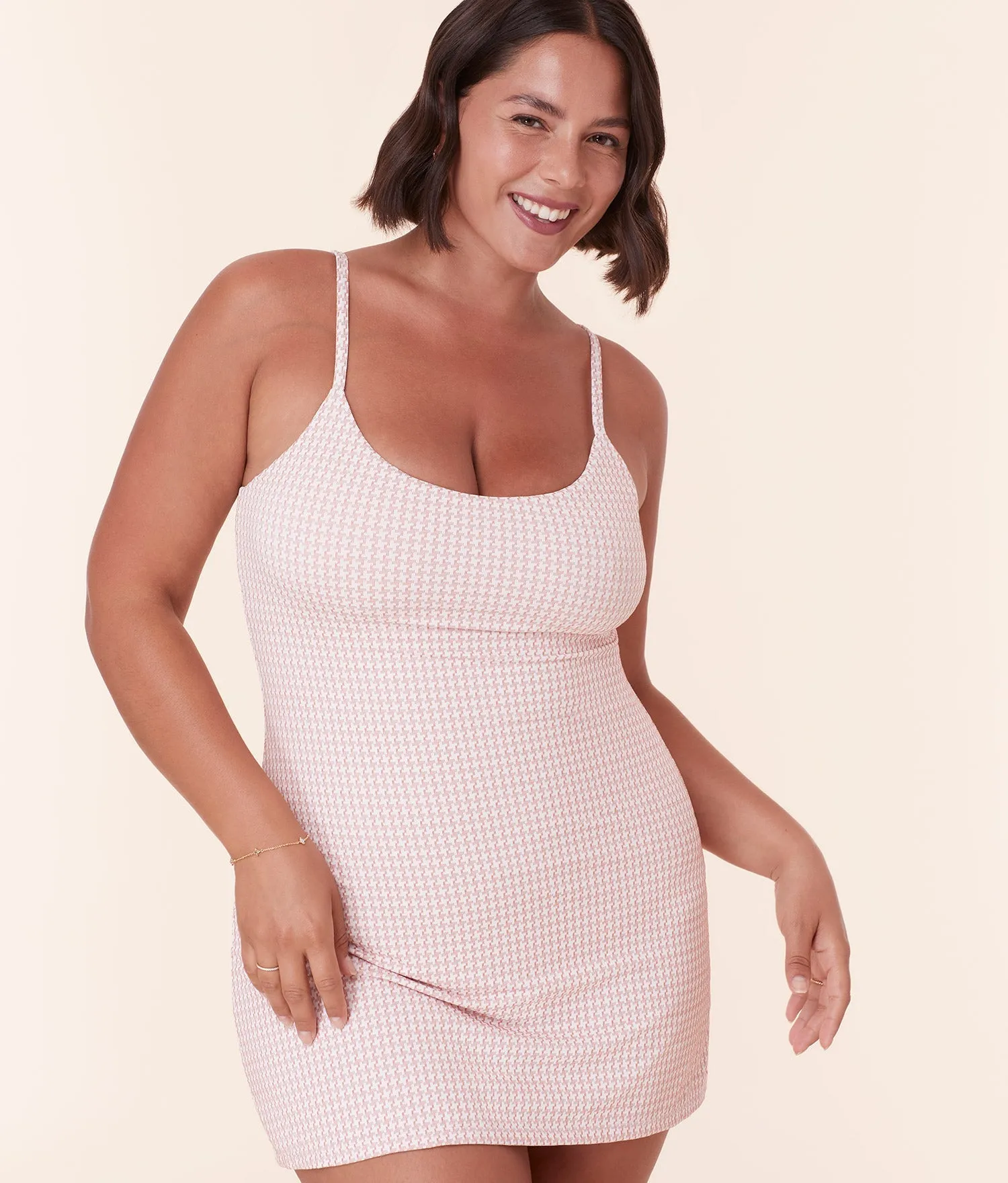 The Amalfi Swim Dress - Houndstooth - Koi - Classic
