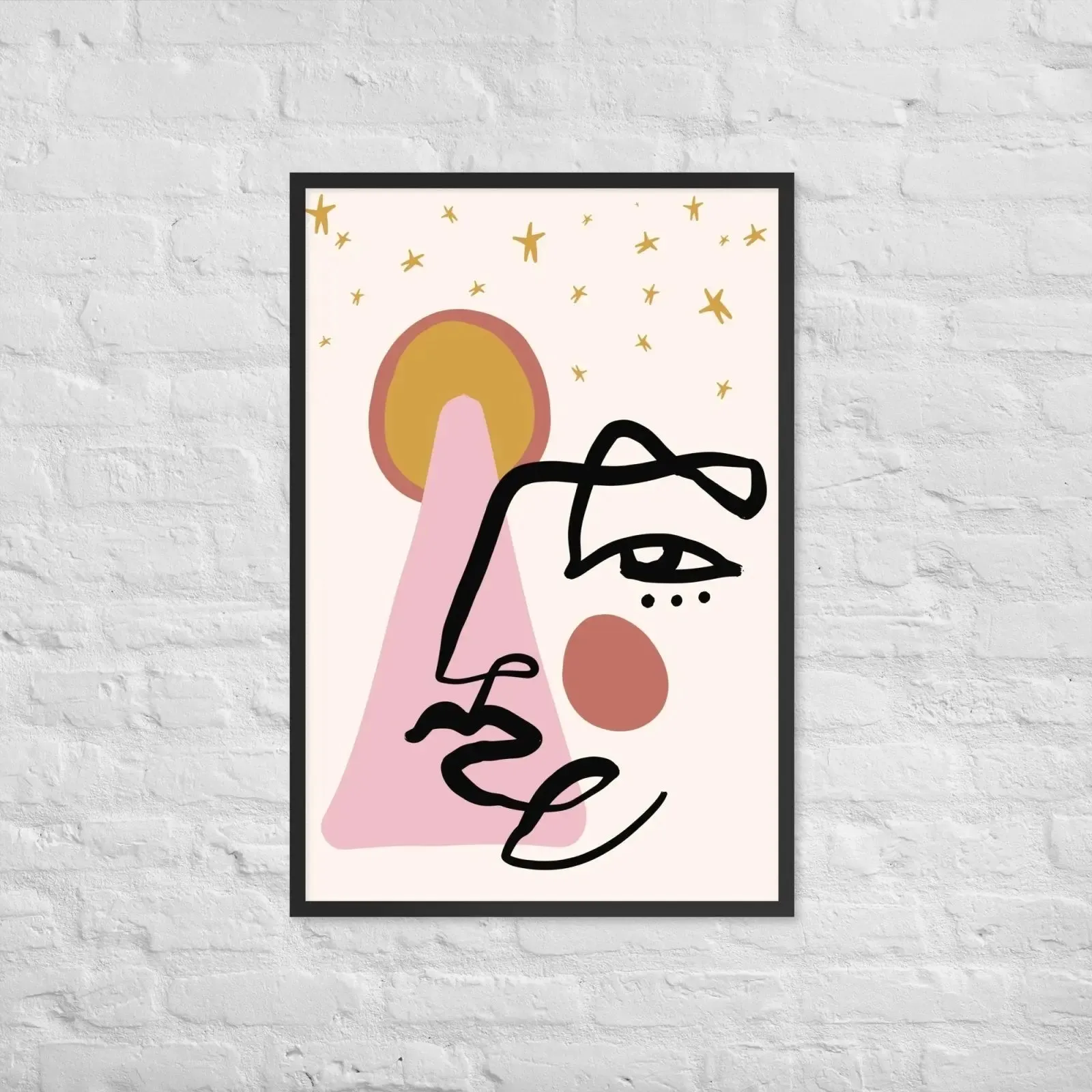 The Egyptian – Matisse-Inspired Abstract Framed Poster